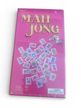 Mah Jong Game Set - Pink Box
